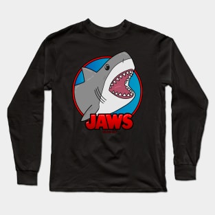 jaws, cute, kawaii, chibi Long Sleeve T-Shirt